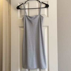 Silver sparkly dress